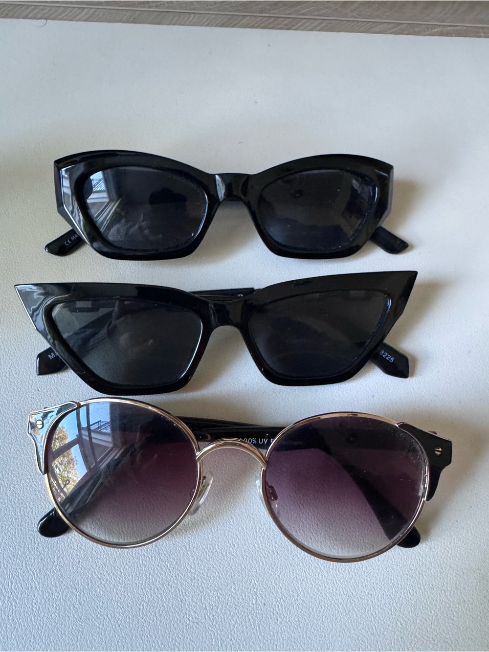 Trio Black Women's Sunglasses - Classic UV Protection